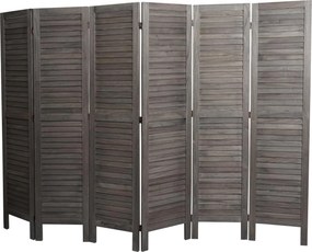 Paraván HWC-G30 - 170 × 240 cm - sivohnedá