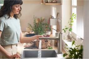 Hansgrohe Zesis M33, páková kuchynská batéria 160, vyťahovacia sprška, 2jet, vzhľad nerezu, HAN-74822800