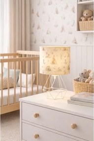 Detská stolná lampa KIDS ROOM 1xE27/60W/230V, priemer 18 cm, motív zvieratiek