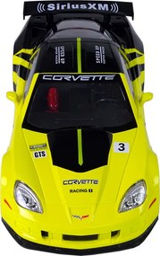 LEAN Toys Závodné športové auto R/C 1:18 Corvette C6.R Yellow 2.4 G Lights