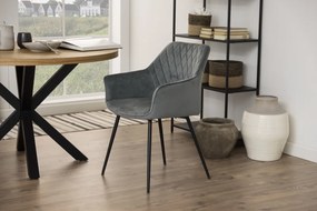 Dizajnová jedálenská stolička Danessa tmavosivá - Skladom na SK