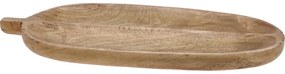 Dekoračný podnos v tvare listu Mango, 40 x 18 cm