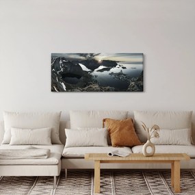 Obraz - Nórske pohorie (120x50 cm)