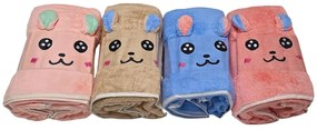 Osuška mikroplyš HOMA CUTE MIX 4 kusy 70x140 cm