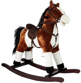 LEAN TOYS Hojdací koník Pony 74 cm - tmavo-hnedý 2023