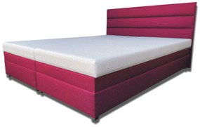 Manželská posteľ 180 cm Rebeka (s penovými matracmi) (fuksia). Akcia -8%. Vlastná spoľahlivá doprava až k Vám domov. 1030955