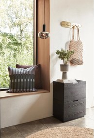 Kovový nástenný vešiak v zlatej farbe Form – Hübsch