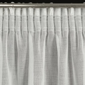 ZÁCLONA KLEO NA PÁSKE 350 X 270 CM BIELA