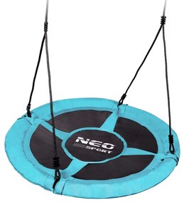 Neo-Sport Hojdačka Bocianie hniezdo Swingo XXL Tyrkysová 95 cm