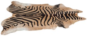 Zebra koberec béžovo-čierny 204x232 cm