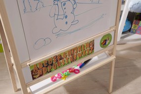 Detská magnetická tabuľa 4v1