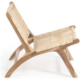 Kreslo s výpletom v prírodnej farbe Beida – Kave Home