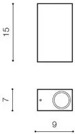 AZzardo Rimini 2 Square AZ4314 Farba: Antracit