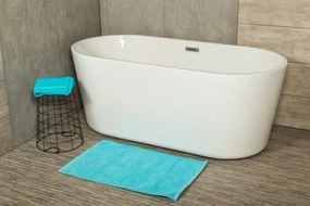 Novoterm Voľne stojaca akrylátová vaňa NV-Nora 157x75 biela + odtokový komplet