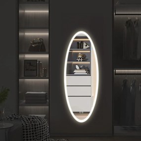 Rea Oval, LED zrkadlo 50x120cm WWA, HOM-06502