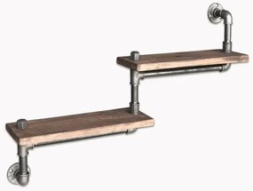 Nástenná polica BORURAF 35x75 cm smrek