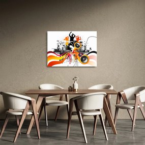 Sklenený obraz - Hudba (70x50 cm)