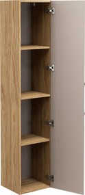 Comad Doplnková kúpeľňová skrinka vysoká Luxor Beige 35 olejovaný dub/béžová