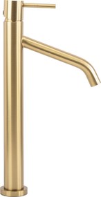 Rea Level, vysoká umývadlová batéria h-345, zlatá matná, REA-B6217