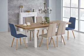 Jídelní rozkládací stůl Tiaro 140/220 cm dub lancelot/bílý