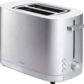 Hriankovač na 2 toasty Enfinigy s ohrievačom strieborný