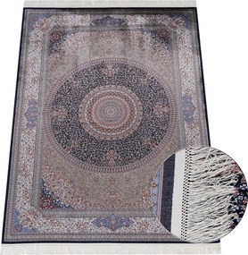 BE Koberec Anatolia Silk 32510 BLUE – modrý obdĺžnikový Rozmer: 200x290 cm