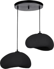 Brilagi - Závesné svietidlo na lanku WABI SABI 2xE27/40W/230V pr. 60 cm čierne