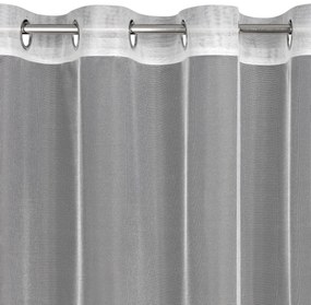 ZÁCLONA NA KRÚŽKOCH MAYA 300X145 CM BIELA