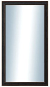 DANTIK - Zrkadlo v rámu, rozmer s rámom 50x90 cm z lišty ANDRÉ veľká čierna (3154)