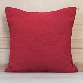 Biante Mušelínová obliečka na vankúš MSN-052 Malinovo červená 50 x 70 cm