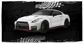 Sablio Uterák Nissan GTR 35 Čierny - 30x50 cm
