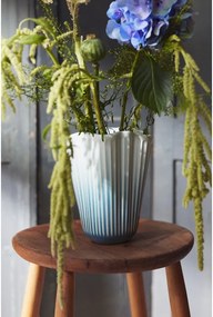 Svetlomodrá keramická váza (výška 20,5 cm) Hammershøi – Kähler Design