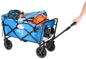 Kempingový vozík NILS Camp NC1606 modro-sivý