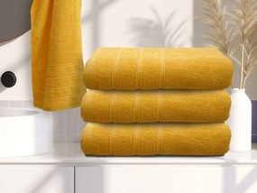 Osuška Bella žltá 70 x 140 cm, 100% bavlna