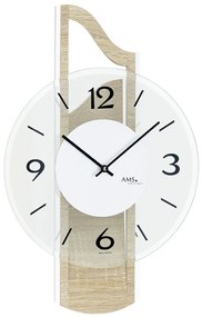 Moderné nástenné hodiny AMS 9681