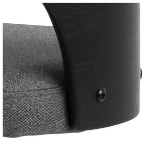 Tmavosivé barové stoličky v súprave s nastaviteľnou výškou 2 ks (výška sedadla 84 cm) Lucy – Actona