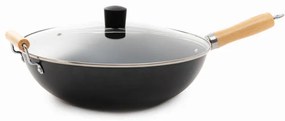 Panvica wok SYDNEY s pokrievkou, čierna 850375
