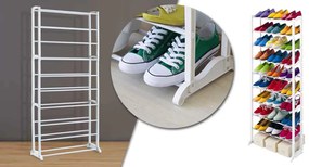 10 radový biely botník