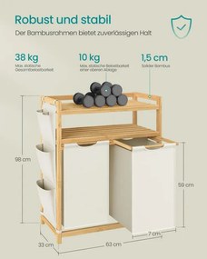 Kôš na bielizeň RLH200W01