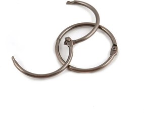 Krúžky k sprchovému závesu v súprave 12 ks v medenej farbe Ringo Small – Spirella