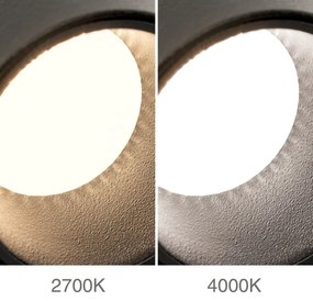 Orion - LED stmievateľné nabíjacie svietidlo LUXY LED/1W/5V 2200 mAh 2700/3000/4000K čierna