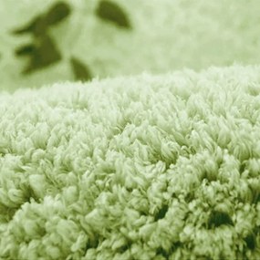 Protišmykový koberec ALPACA zelený