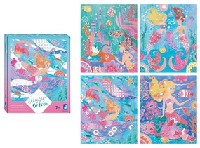 Janod Atelier Maxi Kreatívna sada Maľovanie vodovými farbami Magický oceán od 7 rokov
