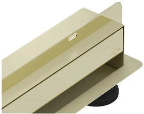 Sprchový žľab do steny MEXEN FLAT WALL 2v1 - zlatý, 1530060