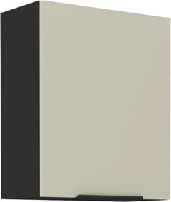 Horná kuchynská skrinka Arona, 60 cm, kašmírová/čierna%