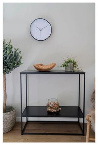 Čierny konzolový stolík s čiernou doskou 80x36 cm Vita – House Nordic