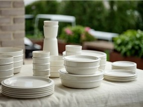 Krémovobiela porcelánová polievková miska 600 ml Eau – Zone