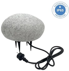 Vonkajšie dekoratívne svietidlo LUMISTONE 1xE27/15W/230V IP65 priemer 26,5 cm