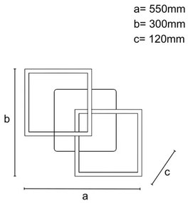 LED Stmievateľné stropné svietidlo LED/80W/230V 3000-6500K + diaľkové ovládanie