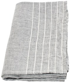Ľanový uterák Kaste, sivo-biely, Rozmery  48x70 cm
